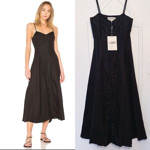 NWT | Mara Hoffman Robyn Dress in Black Hemp